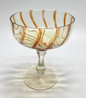 Конфетница на ножке ваза, стекло, СССР