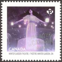 Марка из набора Канада 2016 год "Элгин и зимний сад театра", Гашеная
