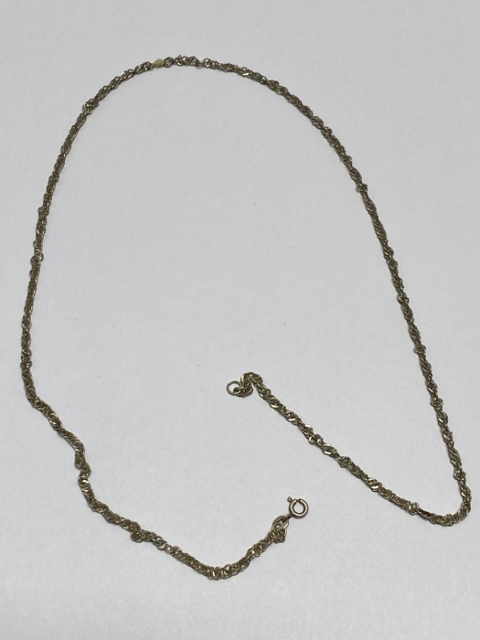 Цепочка 58 см, серебро