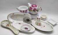 Селедочницы Конаково 3 шт Чайник Чашка розетки ЛОЗ Солонка Посуда 11 предметов 