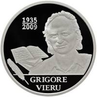 (№2015) Монета Молдова 2015 год 100 Lei (80-летию со дня рождения писателя Григоре Виеру)
