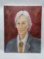 Картина ранняя работа Марии Полищук Портрет женщины 50х40 см
