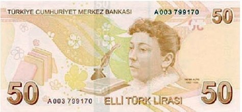 () Банкнота Турция 2009 год 50  &quot;&quot;   UNC