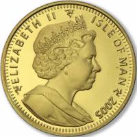() Монета Остров Мэн 2005 год 1 крона ""   AU