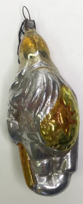 Елочная игрушка Черномор стекло СССР 