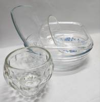 Форма для запекания Миска Розетка Салатник Тарелка Вазочка стекло (6 предметов)