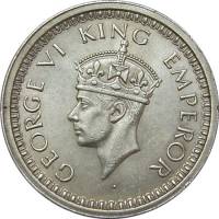 (№1942km557.1) Монета Индия 1942 год 1 Rupee