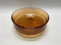 Салатник цветное стекло на ножках СССР