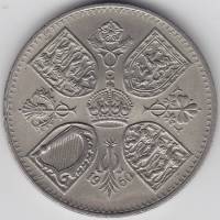 () Монета Великобритания 1960 год 5 шиллингов ""  Медь-Никель  UNC