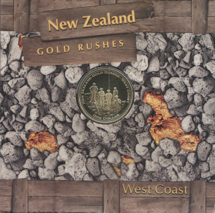 (2006) Монета Новая Зеландия 2006 год 1 доллар &quot;Золотая лихорадка. Западное Побережье&quot;  Бронза  Букл
