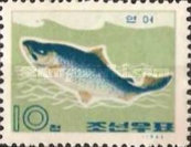 (1966-029) Марка Северная Корея "Кета"   Промысловые рыбы III Θ