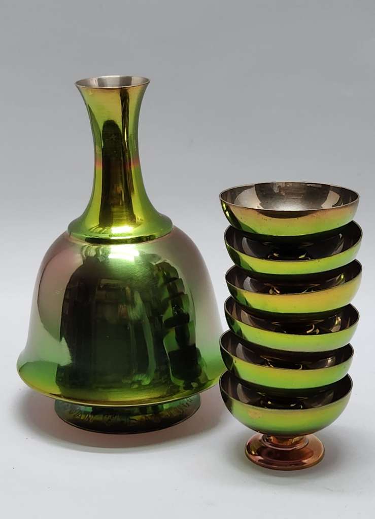 Коньячный набор Ереван СССР металл