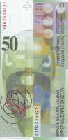 (,) Банкнота Швейцария 1994 год 50 франков "Софи Тойбер-Арп"   UNC