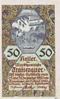 (№1920) Банкнота Австрия 1920 год "50 Heller"