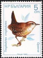 (1987-072) Марка Болгария "Крапивник"   Птицы II Θ