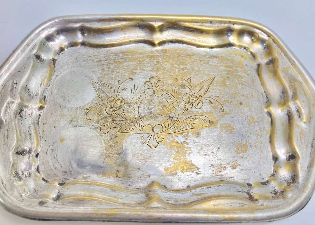 Поднос, клеймо 84 проба, 2-я Артель