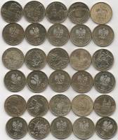 169-173 175 177 179-186 15 монет по 2 злотых Набор монет Польша 2009 год   UNC