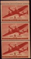 Лист марок США 1943 год "Twinmotored Транспортный Самолет", Гашеный
