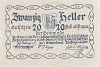 (№1920) Банкнота Австрия 1920 год "20 Heller"