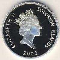 () Монета Соломоновы Острова 2003 год 25 долларов ""   PROOF
