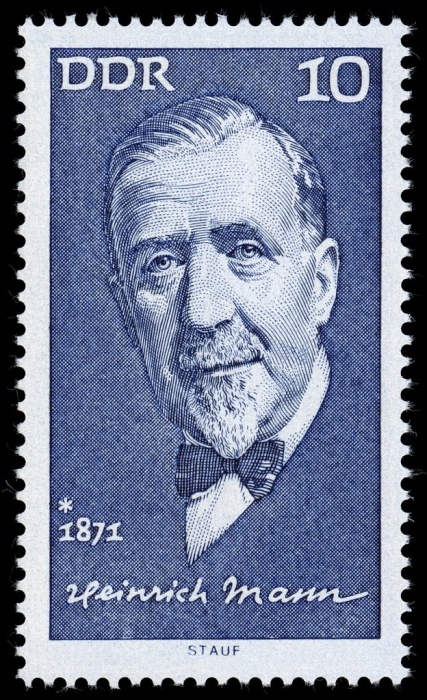 (1971-015) Марка Германия (ГДР) "Генрих Манн"    Известные личности III O