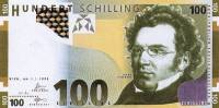 (№1995) Банкнота Австрия 1995 год "100 Schilling"
