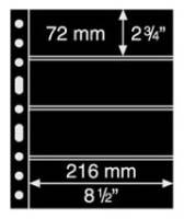 Лист GRANDE 4S на 8 банкнот. Упаковка (5 шт.). Leuchtturm, #312682