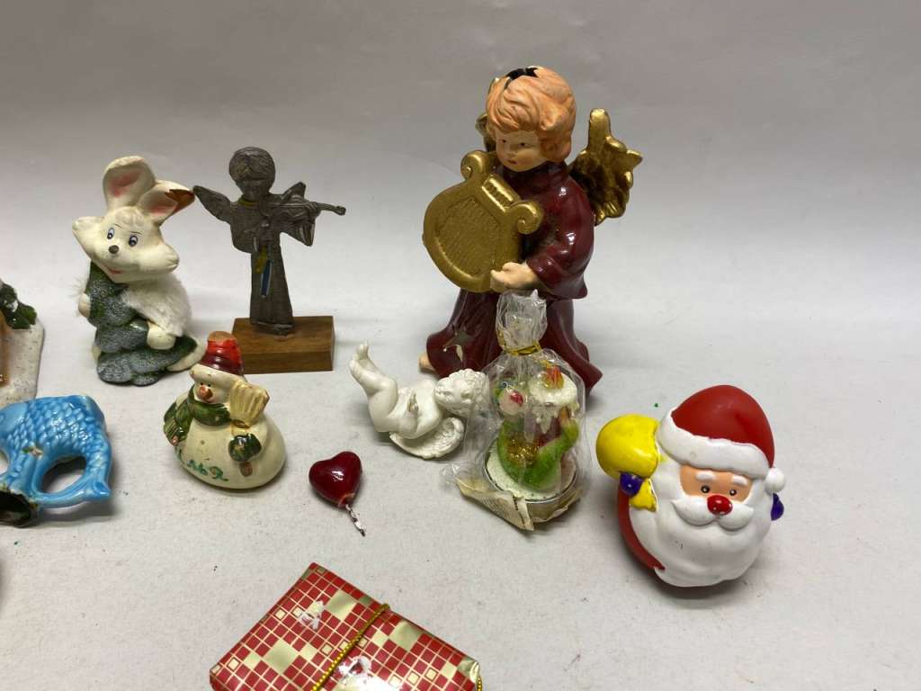 Сувенир новогодний 10 разных статуэток