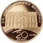 (№2005km269) Монета Италия 2005 год 20 Euro (XX Зимних Олимпийских играх 2006 года в Турине)