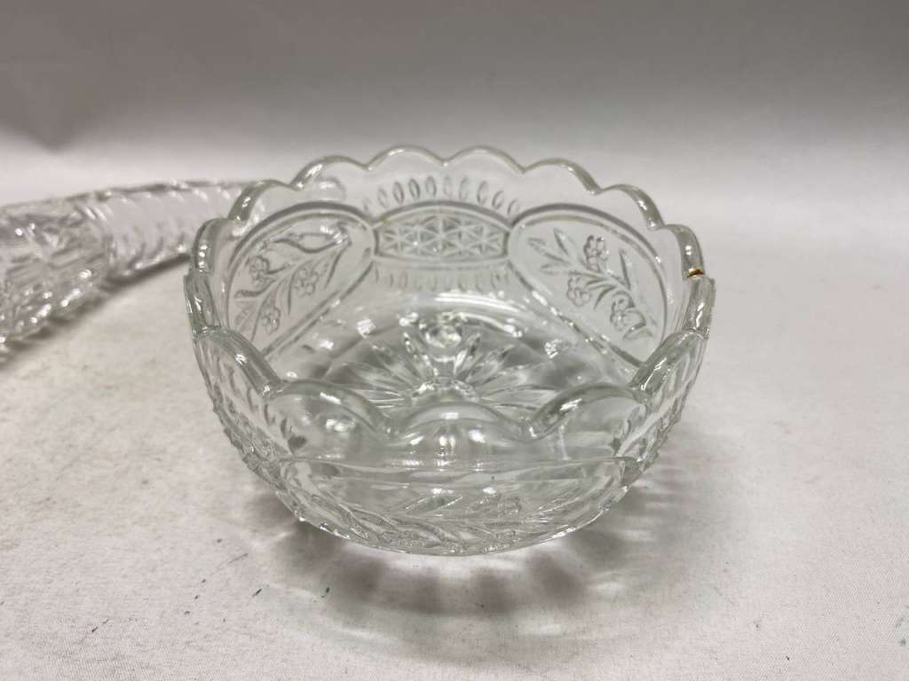 Конфетница и хрустальный рог СССР