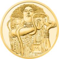 (014) Монета Австрия 2015 год 50 евро "Медицина" 1. Памятные Золото Au 986  PROOF