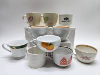 Чашки чайные разные 10 штук