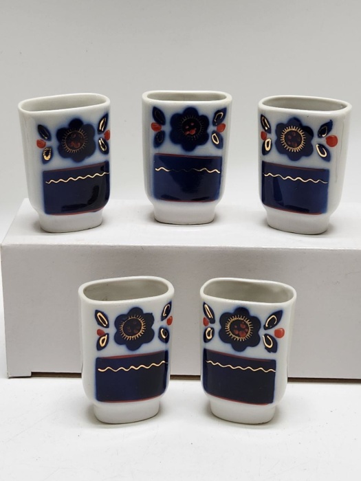 Стопки фарфоровые Городница 5 шт