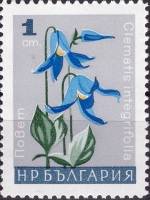 (1966-094) Марка Болгария "Ломонос"   Садовые цветы II Θ