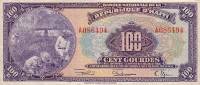(№1951P-184a) Банкнота Гаити 1951 год "100 Gourdes"