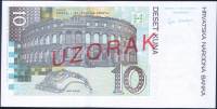 (,) Банкнота Хорватия 2001 год 10 кун "Юрай Добрила"   UNC
