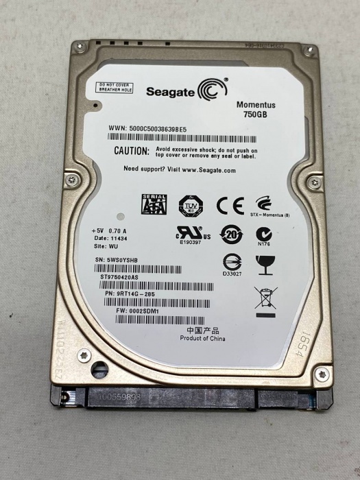 Жесткий диск Seagate 750 gb