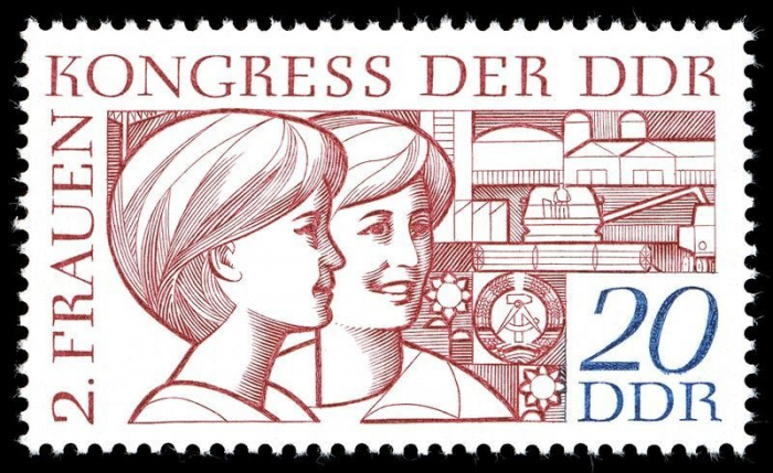 (1969-042) Марка Германия (ГДР) &quot;Промышленность&quot;    Конгресс женщин II Θ