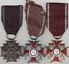 Набор медалей (3 шт) Польша Крест За заслуги 1 2 3 степень , сост. на фото