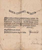 (,) Банкнота Швеция 1758 год 9 крон    UNC