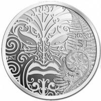 (№2013km373) Монета Новая Зеландия 2013 год 1 Dollar (Искусство Маори - Кору)