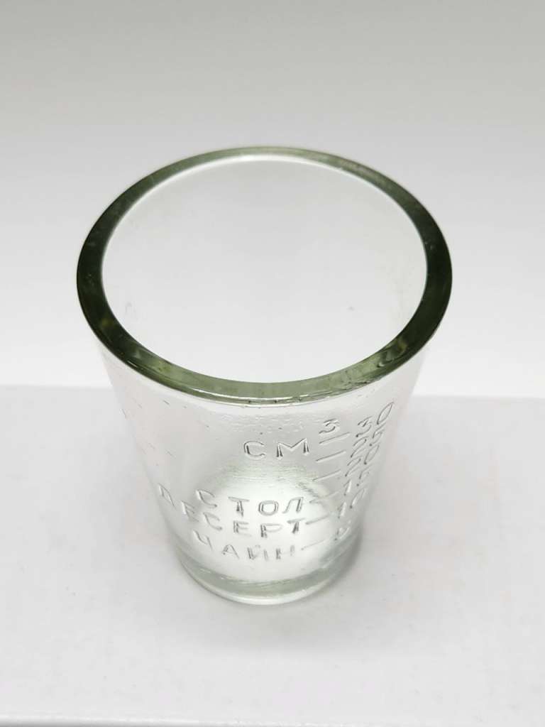 Мерная стопка стакан СССР высота 6 см
