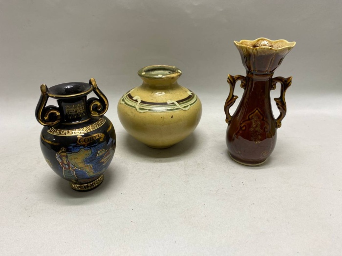 Ваза керамическая 3 шт миниатюры