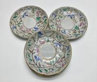 Кофейные блюдца, ЛФЗ, СССР, 6 шт