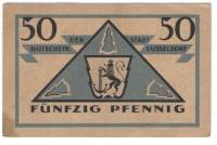 (№1919) Банкнота Германия 1919 год "50 Pfennig"