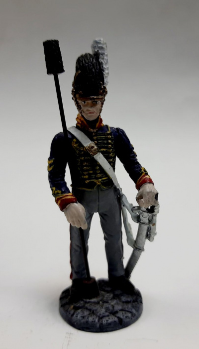 Оловянный солдатик &quot;Капрал Королевской конной артиллерии Британии, 1815 г.&quot;