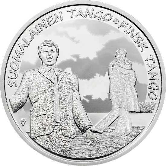 (2017) Монета Финляндия 2017 год 20 евро &quot;Финское танго&quot;  Серебро Ag 925  PROOF