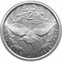 (№1949km3) Монета Новая Каледония 1949 год 2 Francs