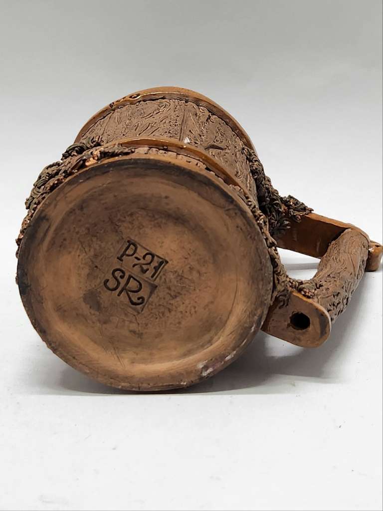 Кружка пивная керамика под дерево