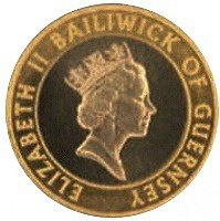 () Монета Остров Гернси 1997 год 2 фунта ""   AU